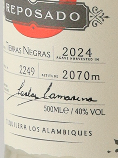 Ocho Reposado 2024 Tierras Negras