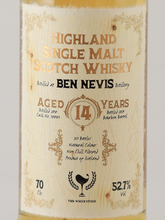 Load image into Gallery viewer, Whisky Find Ode To Immortality Ben Nevis 14 Years 2010 52.7%