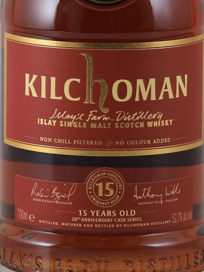 Kilchoman 15 Year Old Sherry Cask 20th Anniversary Cask 52.7% 700ml - image 4