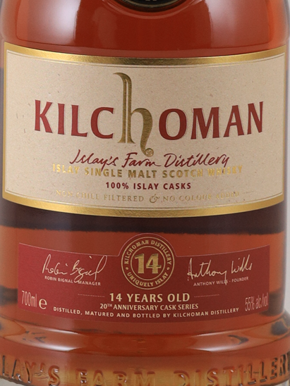 Kilchoman 100% Islay 14 Year Old 2011 20th Anniversary Cask 55% 700ml - image 4