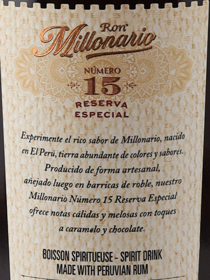 Millonario Numero 15 Reserva Especial