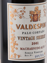 Load image into Gallery viewer, Valdespino Palo Cortado Vintage Sherry 2001 375ml