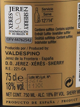 Load image into Gallery viewer, Valdespino Medium Amontillado Contrabandista