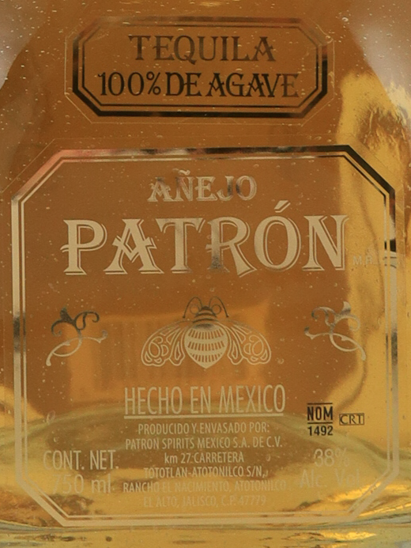 Patron Anejo 750ml with Stopper