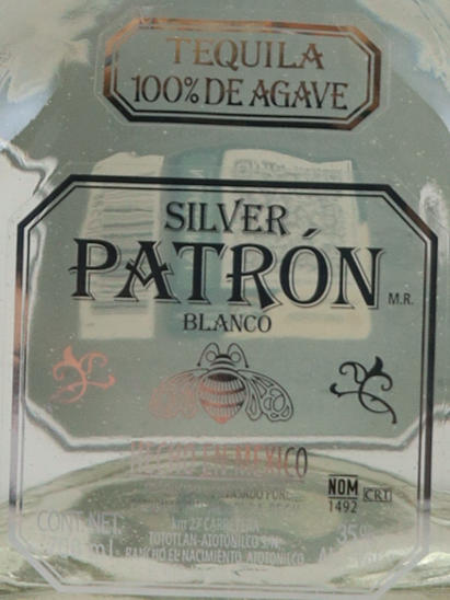Patron Silver 700ml with Stopper