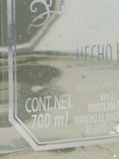 Patron Silver 700ml with Stopper