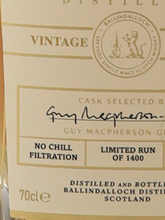 Load image into Gallery viewer, Ballindalloch Vintage Release 2016