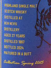 Load image into Gallery viewer, The Whisky Agency Ben Nevis 27 Year Old 1997