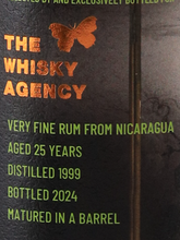 Load image into Gallery viewer, The Whisky Agency Nicaragua Rum 25 Year Old 1999