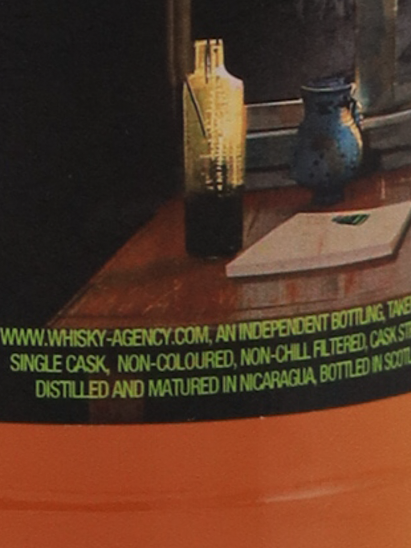The Whisky Agency Nicaragua Rum 25 Year Old 1999