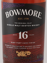 Load image into Gallery viewer, Bowmore 16 Year Old Ruby Port Cask Finish