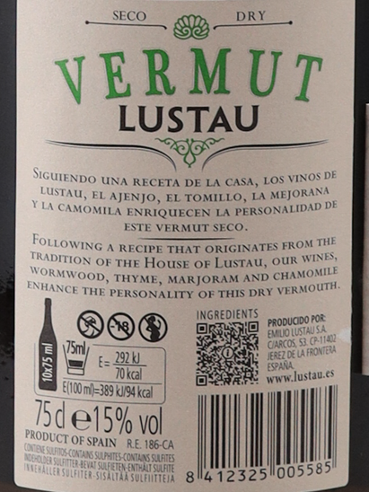 Lustau Vermouth Blanco Dry