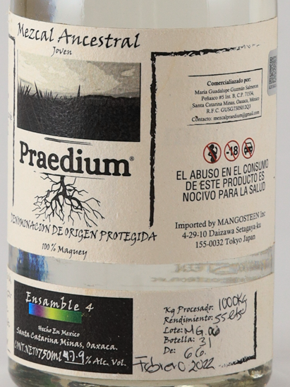 Mezcal Praedium Ensamble