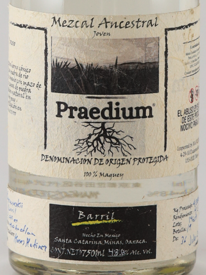 Mezcal Praedium Barril