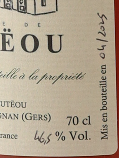 Talbat Armagnac Folle Blanche 2000