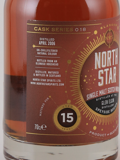 North Star Glen Elgin 15 Year Old 2006