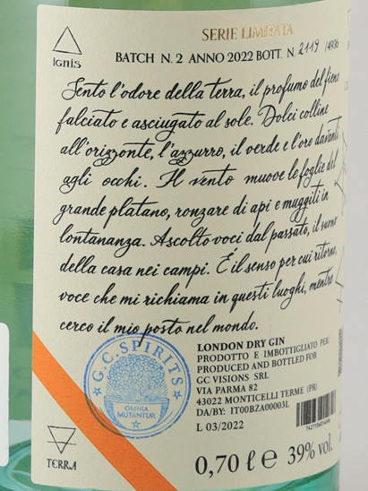 Terra Wild Spirits Gin Campi
