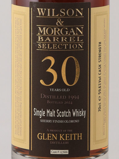 Wilson & Morgan Glen Keith 30 Year Old 1994