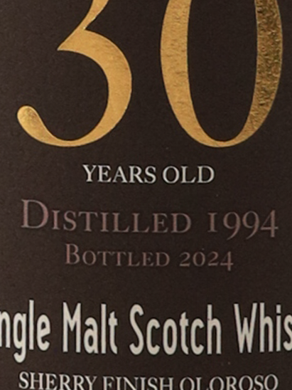 Wilson & Morgan Glen Keith 30 Year Old 1994