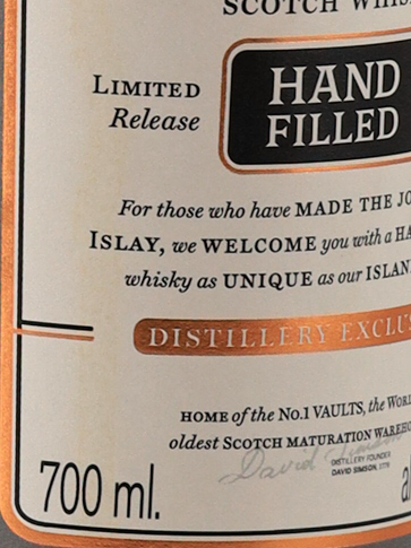 Bowmore 2007 Handfilled