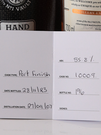Bowmore 2007 Handfilled