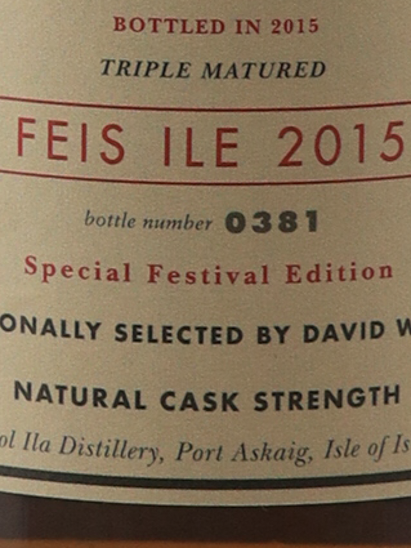Caol Ila 1998 Triple Matured Feis Ile 2015