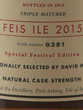 Load image into Gallery viewer, Caol Ila 1998 Triple Matured Feis Ile 2015