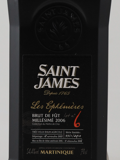 Saint James Le ephemeres Brut de Fut 2006