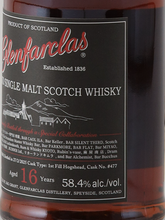 Load image into Gallery viewer, Bar Bacchus Glenfarclas 16 Years Old 2008 Exclusive for Japanese Bar`s 58.4%