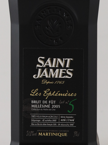 Saint James Le ephemeres Brut de Fut 2005