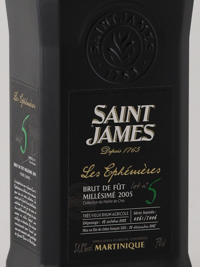 Saint James Le ephemeres Brut de Fut 2005