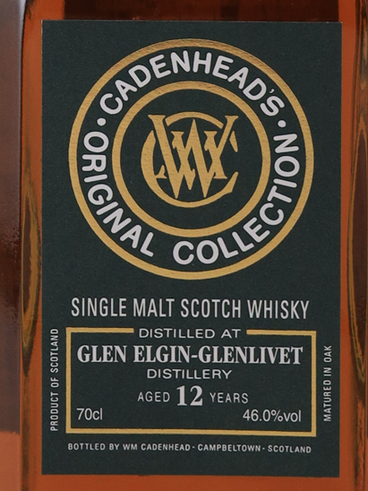 CADENHEAD'S Original Collection Glen Elgin 12 Years 46%