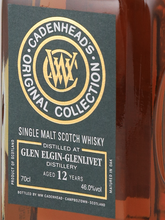 Load image into Gallery viewer, CADENHEAD'S Original Collection Glen Elgin 12 Years 46%