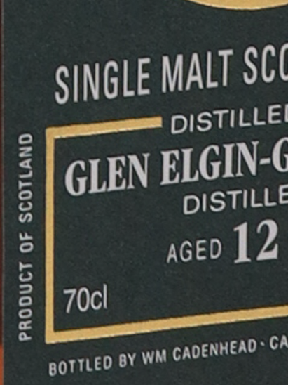 CADENHEAD'S Original Collection Glen Elgin 12 Years 46%