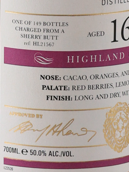 Old Malt Cask Ben Nevis 16 Years 1998 50%