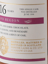 Load image into Gallery viewer, Old Malt Cask Ben Nevis 16 Years 1998 50%