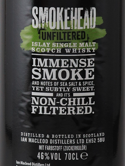 Smokehead Unfiltered