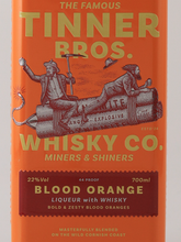 Load image into Gallery viewer, Tinner Bros Blood Orange Whisky Liqueur 700ml