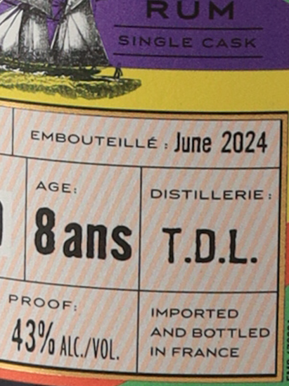 Compagnie des Indes Trinidad 8 Year Old 2016