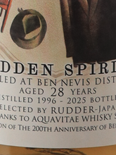 Load image into Gallery viewer, Hidden Spirits Ben Nevis 28 Years Old 1996 Asia Exclusive 44.1%