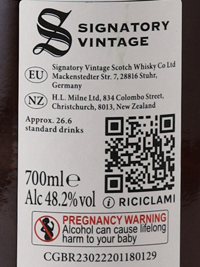 Signatory Secret Speyside 15 Years 2009 48.2%