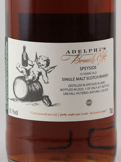 Adelphi Breath of Speyside 15 Years 2009 58.1%