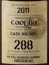Load image into Gallery viewer, Kingsbury Gold Caol ila 13 Years 2011 58.1%