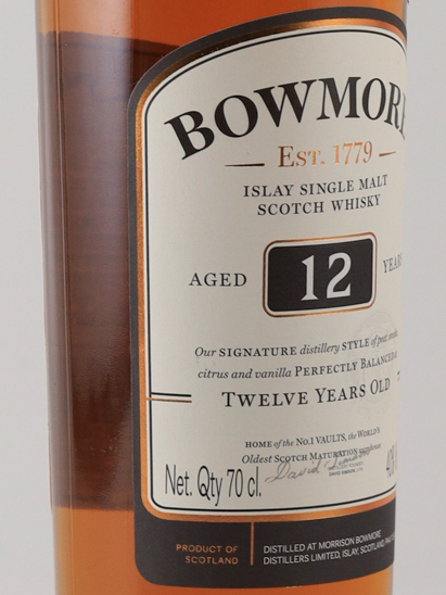 Bowmore 12 years [Parallel Import] (no box)
