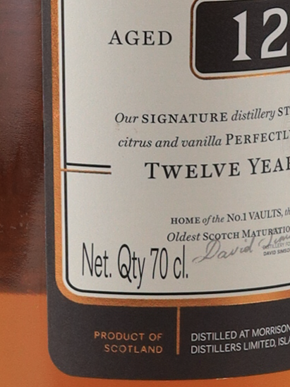 Bowmore 12 years [Parallel Import] (no box)