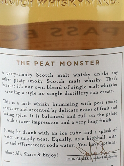 Compass Box Pete Monster New Label [Parallel Import]