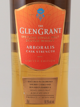 Load image into Gallery viewer, Glen Grant Arboralis Cask Strength 58.5% No box (defective cap)
