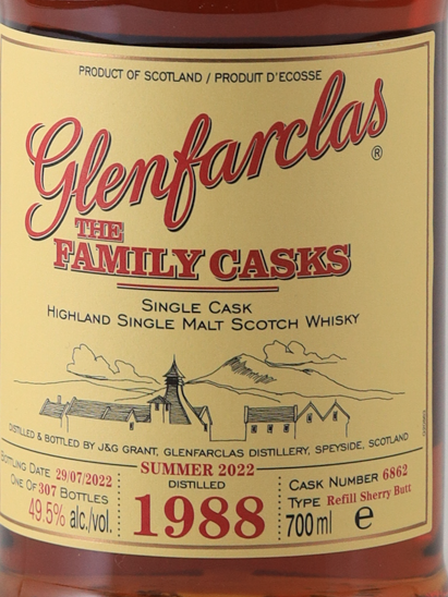 Glenfarclas Family Cask 1988/2022 49.5%