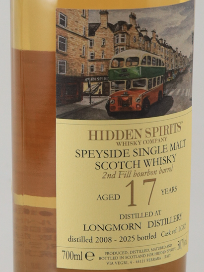 Hidden Spirits Longmorn 17 Years Old 2008 50.7%