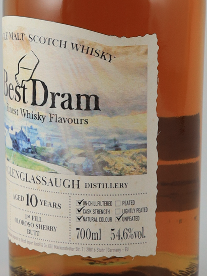 Best drum Glen Glassa 10 years 2014 54.6%